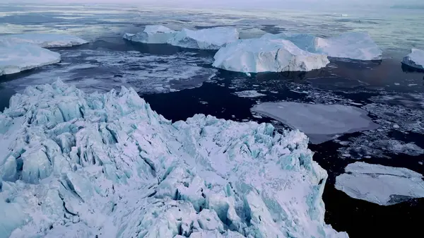 Prachtig Uitzicht Vanaf Drone Nuuk — Stockfoto