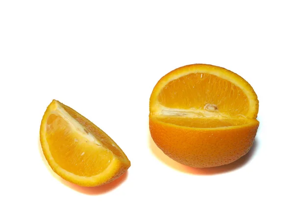 Нарезанный Апельсин Здоровый Продукт Сочные Фрукты — стоковое фото