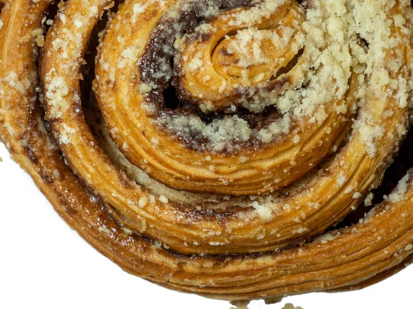 Pão Caracol Sopro Canela Delicioso Bakin Interessante — Fotografia de Stock