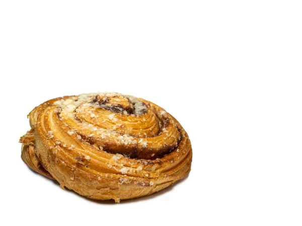 Snigelbulle Kanelpuff Läcker Intressant Bakin — Stockfoto