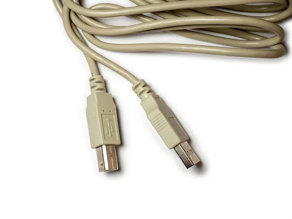 Filo Usb Accessori Tecnologia Cavo Ricarica Una Bobina Filo — Foto Stock