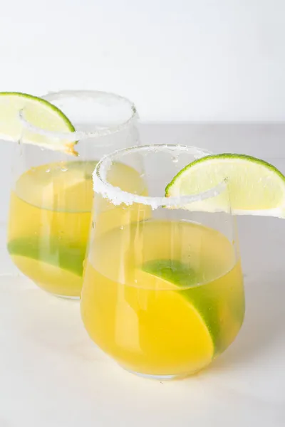 Fresh Lemonades Lime Slices — Stock Photo, Image