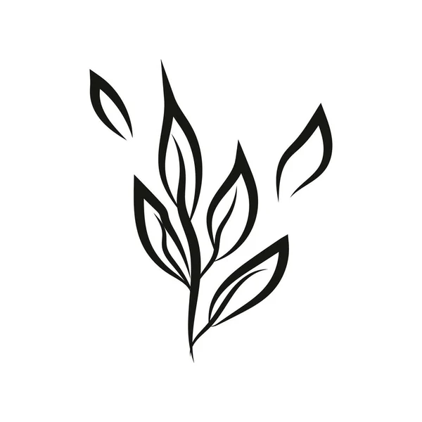 Logo Leaf design, ispirazione concetto naturale vettoriale, icona foglia. Foglie — Vettoriale Stock