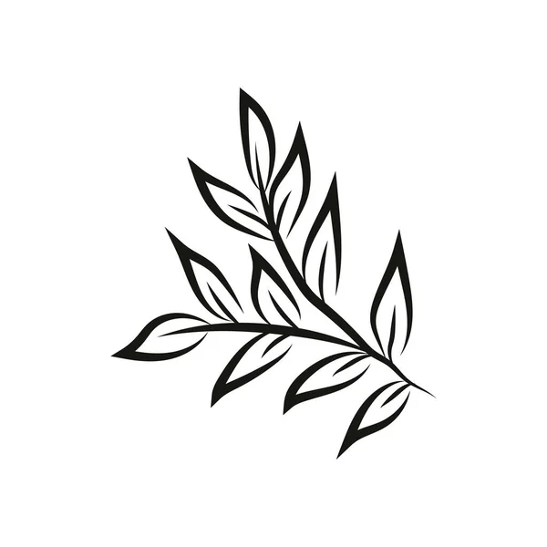 Conception de logo de feuille, inspiration de concept naturel vecteur, icône de feuille. Feuilles — Image vectorielle