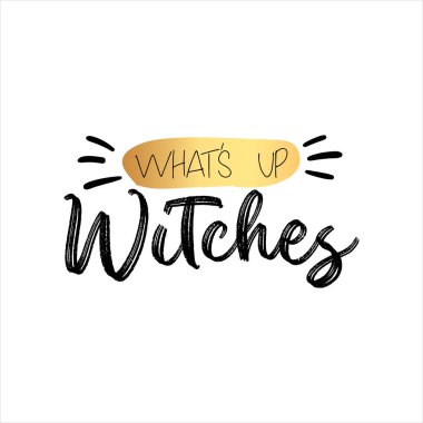 Beyaz arka planda siyah mürekkep cadıları ne yapıyor?.