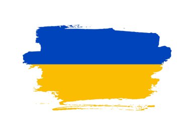 Ukrayna 'daki savaşı durdurun. Ukrayna Savaş Posteri. Vektör İllüstrasyonu.