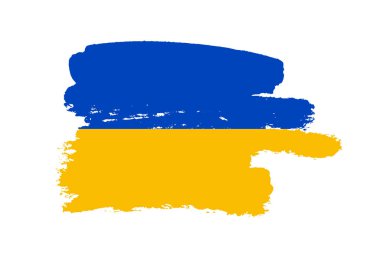 Ukrayna 'daki savaşı durdurun. Ukrayna Savaş Posteri. Vektör İllüstrasyonu.