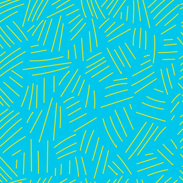 Ukrainian ornament in blue, yellow colours. Vector Seamless pattern. Abstract Background wallpaper design — Stockový vektor