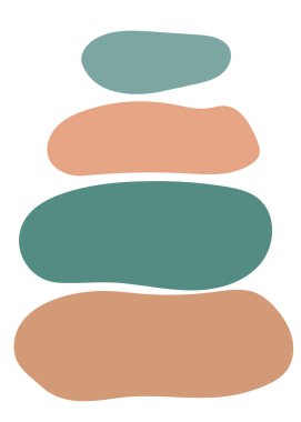 Sancak tarzında manzara arkaplanı. Dalgalı şekilli geometrik şablon. Soyut vektör sanatı. Dalga deseni vektörlü sanat manzarası arka planı. Eğri elementli doğal duvar kağıdı.