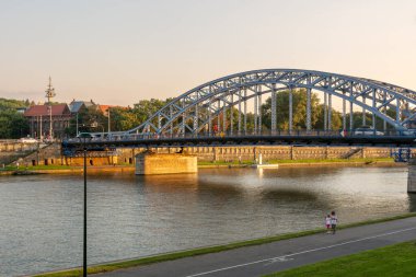 Bulvardan Powstancow Slaskich Köprüsü manzarası