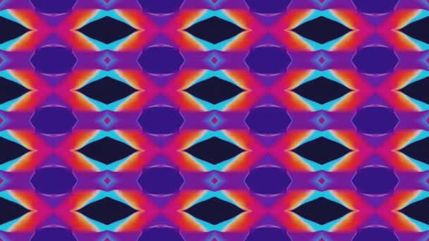 Design Créatif Motifs Colorés Fond Abstrait — Video