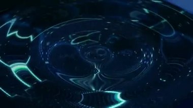 Yaratıcı bir teknoloji tasarımı Renkli arkaplan 4k