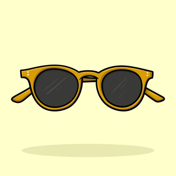 Vector Dibujos Animados Gafas Ilustración — Vector de stock