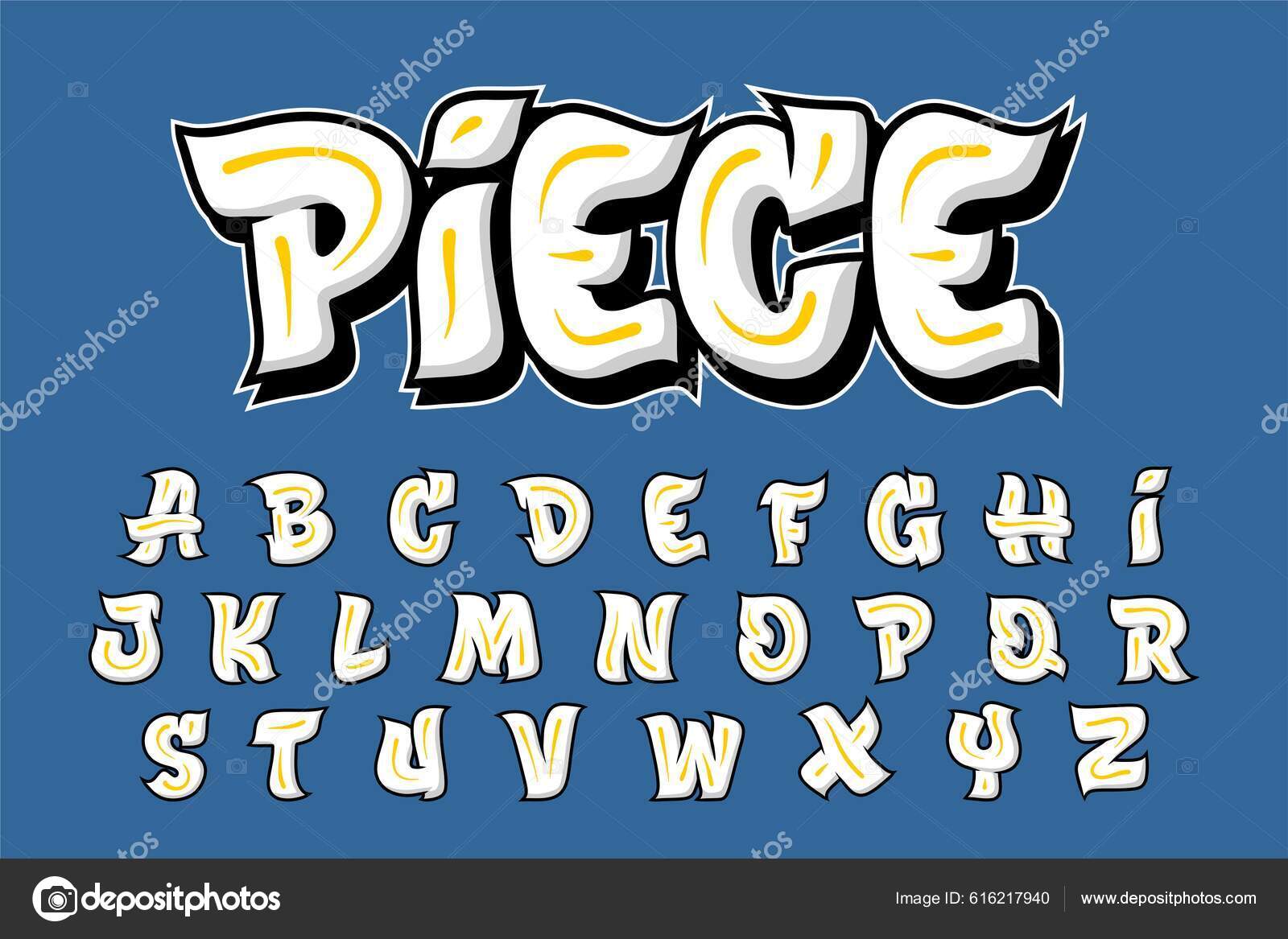 Alfabeto Astuto Graffiti Vetor Texto Letras Vetor de ©jayasenantiasa  616217940, image size:1600x1167