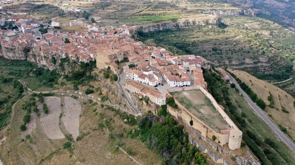 Cantavieja Πιο Όμορφες Πόλεις Στην Ισπανία — Φωτογραφία Αρχείου