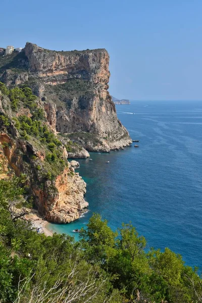 Ruta Los Acantilados Benitatxell Alicante — Foto de Stock