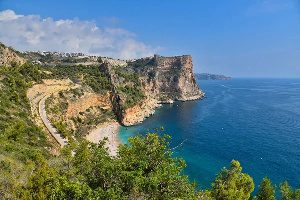 Ruta Los Acantilados Benitatxell Alicante — Foto de Stock