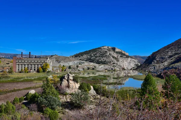 Teruel İspanya 'daki Aliaga termik Santrali