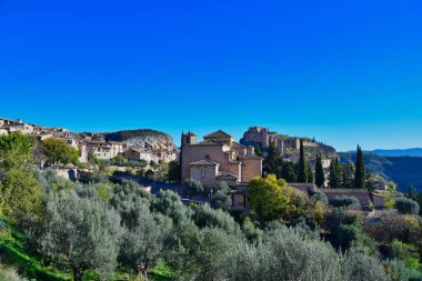 Alquzar municipio de la Sierra de Guara en la comarca del Somontano en Huesca - İspanya