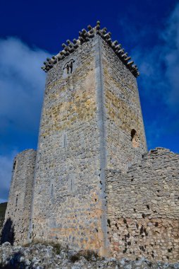 Ucero Kalesi Rio Lobos Kanyonu Soria vilayeti