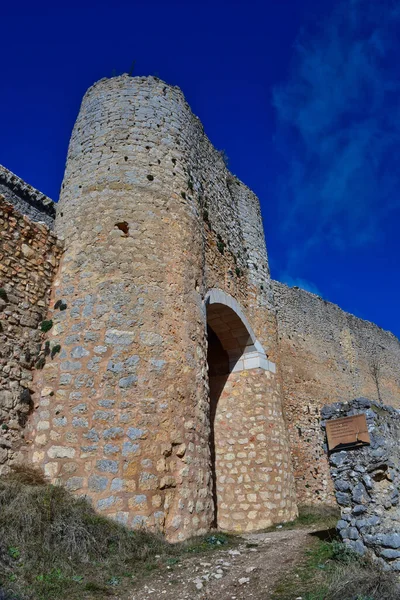 Ucero Castle Rio Lobos Canyon Province Soria — Stock Photo, Image