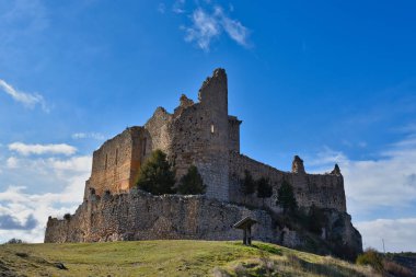 Ucero Kalesi Rio Lobos Kanyonu Soria vilayeti