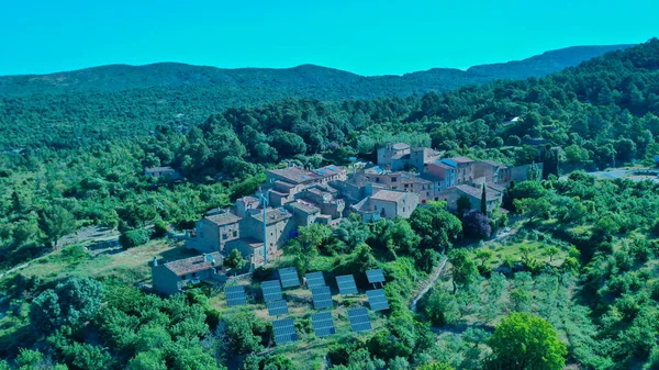 Llaberia Pueblo Tivissa Ribera Ebro Tarragonaldioma Pala — Stok fotoğraf