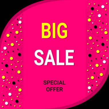 Satış afiş şablonu arka plan, Büyük satış özel teklif. sezon sonu süper satış afiş. büyük promosyon, modern satış tasarımı. vektör illüstrasyon.