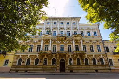 Odessa 'daki Barok binasının cephesi