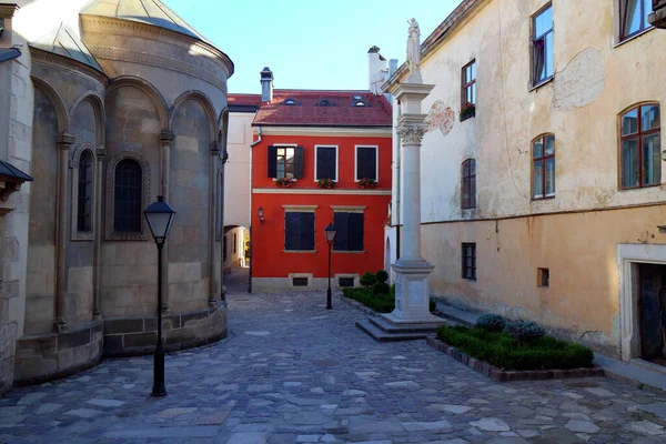 Ancient Architecture Armenian Quarter Old Part Lviv City — Stock Photo, Image