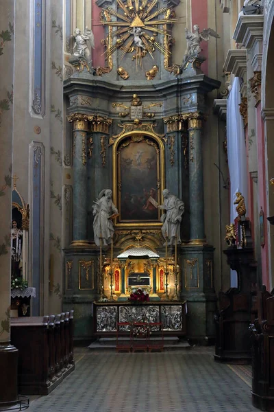 Interior Iglesia Lviv Ucrania —  Fotos de Stock