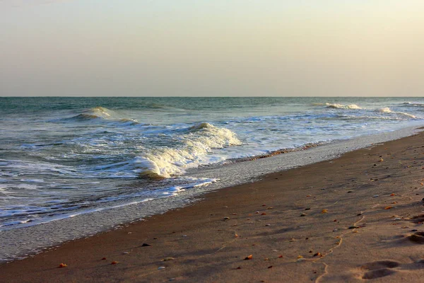 Sunset Seashore Wave — Foto de Stock