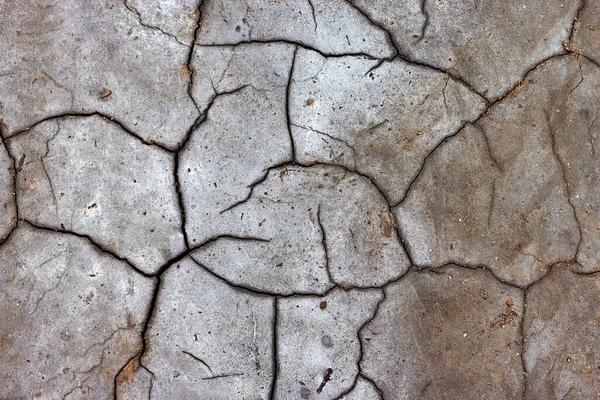 Dry Cracked Earth Salt Marshes Alkali Soils Close Pattern Background — Stockfoto