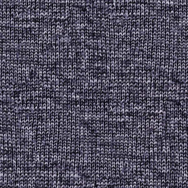 Real Knitted Fabric Seamless Pattern Texture Background Blue Wool Yarn — Stock Photo, Image