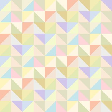 Kusursuz desenli nazik bebek pastel üçgen vektörü
