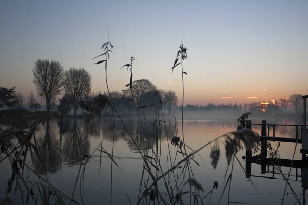 Amsterdam Amstel Kış Sisi