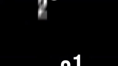 Siyah arkaplanda beyaz sayılar 2021 'den 2022' ye değişiyor