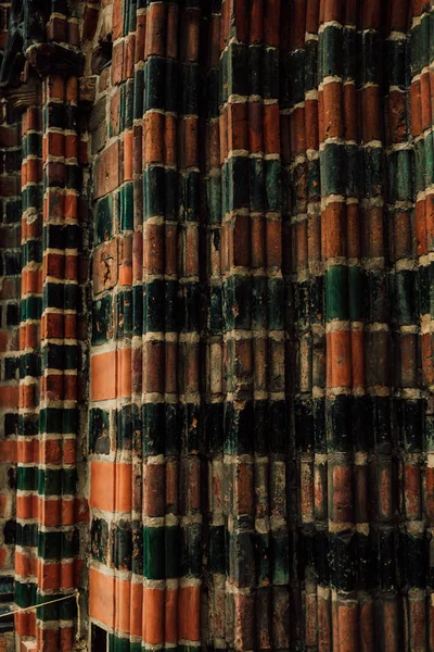 Vertical Brick Wall Beautiful Pattern High Quality Photo — Fotografia de Stock