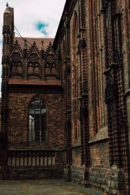 Old European architecture. Catholic Church. High quality photo