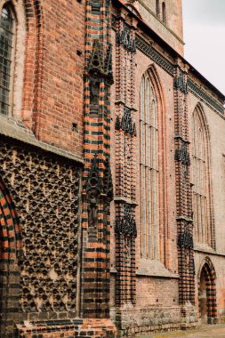 Old European architecture. Catholic Church. High quality photo