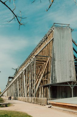 Almanya 'da tuz üretimi. Yüksek kalite fotoğraf