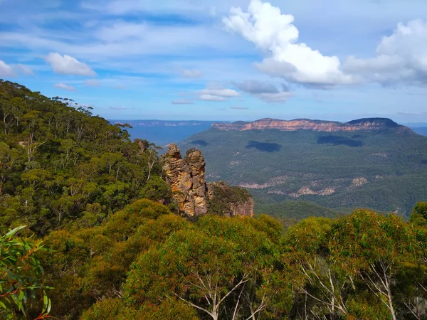 Три Сестры Голубые Горы Австралия — стоковое фото