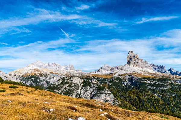 Monte Piana Malebný Pohled Dolomity Hory Itálie — Stock fotografie