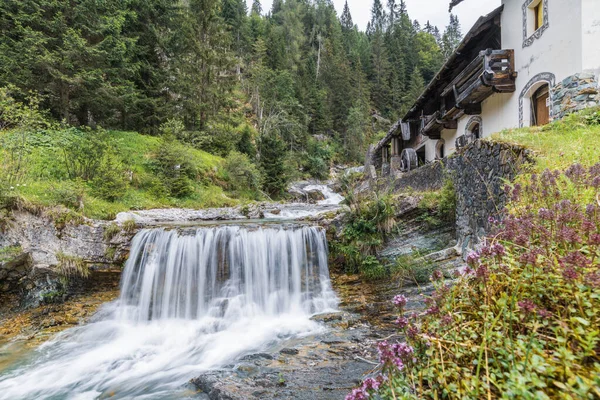 Sapppada Scène Été Vue Panoramique Sur Nature Italie — Photo