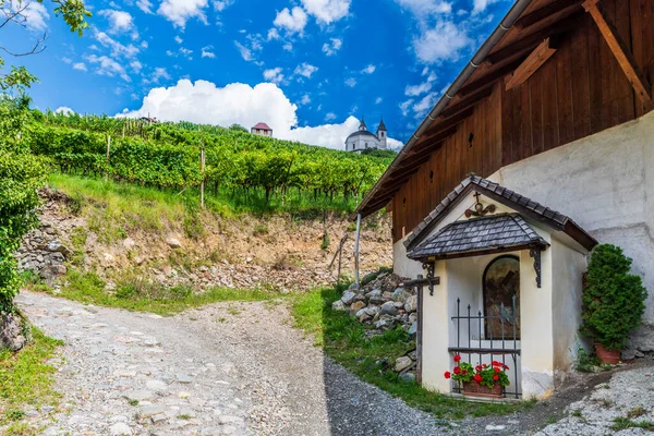 Klausen Bozen Naturblick Und Dorf Italien — Stockfoto