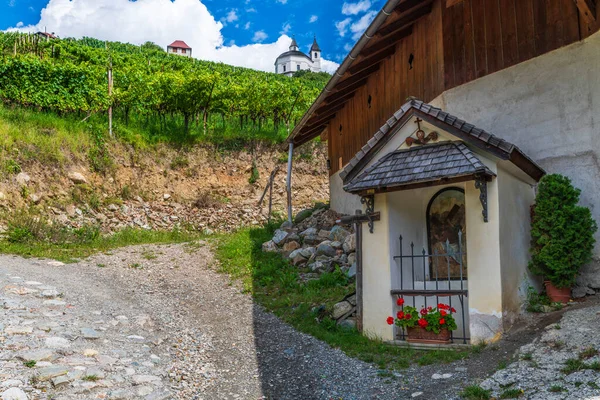Chiusa Bolzano Doğa Manzarası Köy Talya — Stok fotoğraf