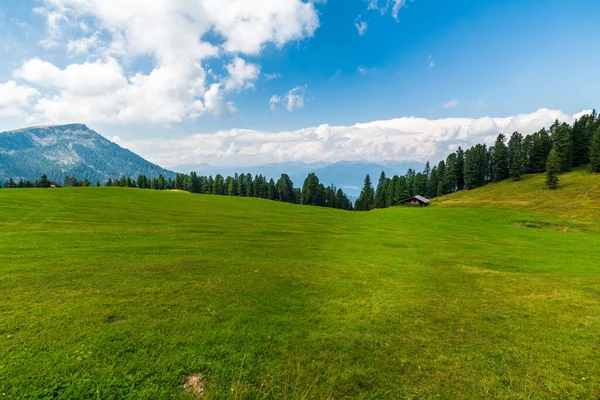ヴァル フネス渓谷の夏の風景 サンタ マダレナ村 トレンティーノ アルト アディジェ地域 イタリア ヨーロッパ — ストック写真