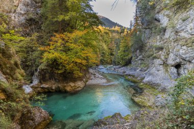 Orrido dello Slizza 'da inanılmaz doğa, Tarvisio şehrine yakın bölge, Udine, Friuli Venezia Giulia bölgesi, İtalya