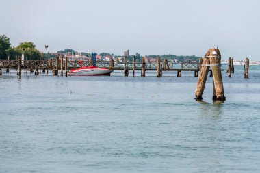 Burano Murano şehri, Venedik, İtalya 