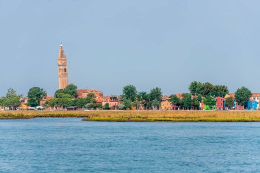 Burano Murano şehri, Venedik, İtalya 
